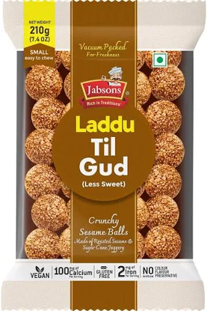 Jabsons Sesame/Til Gud Laddu 210 g